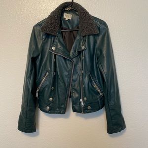Cute faux leather jacket